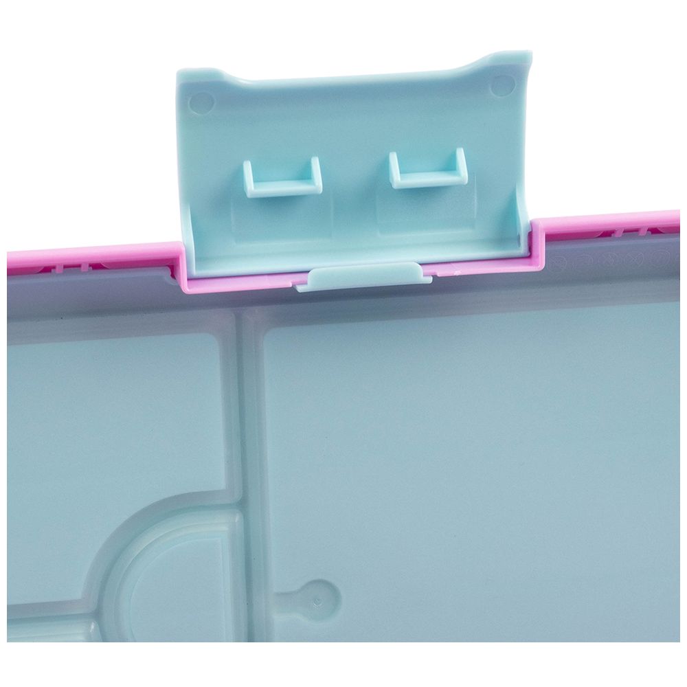 Cocobee - 4-Compartment Kitten Bento Lunch Box With Silicone Seal And Removable Tray - Pink - 765 ml