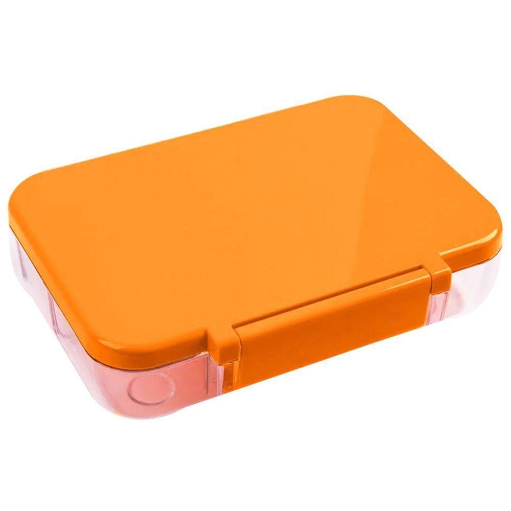Cocobee - 4-Compartment Tritan Bento Lunch Box - Orange - 585 ml