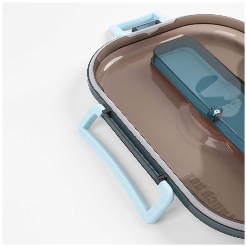 Cocobee - 5-Compartment Oval Lunch Box With Clasp Lock