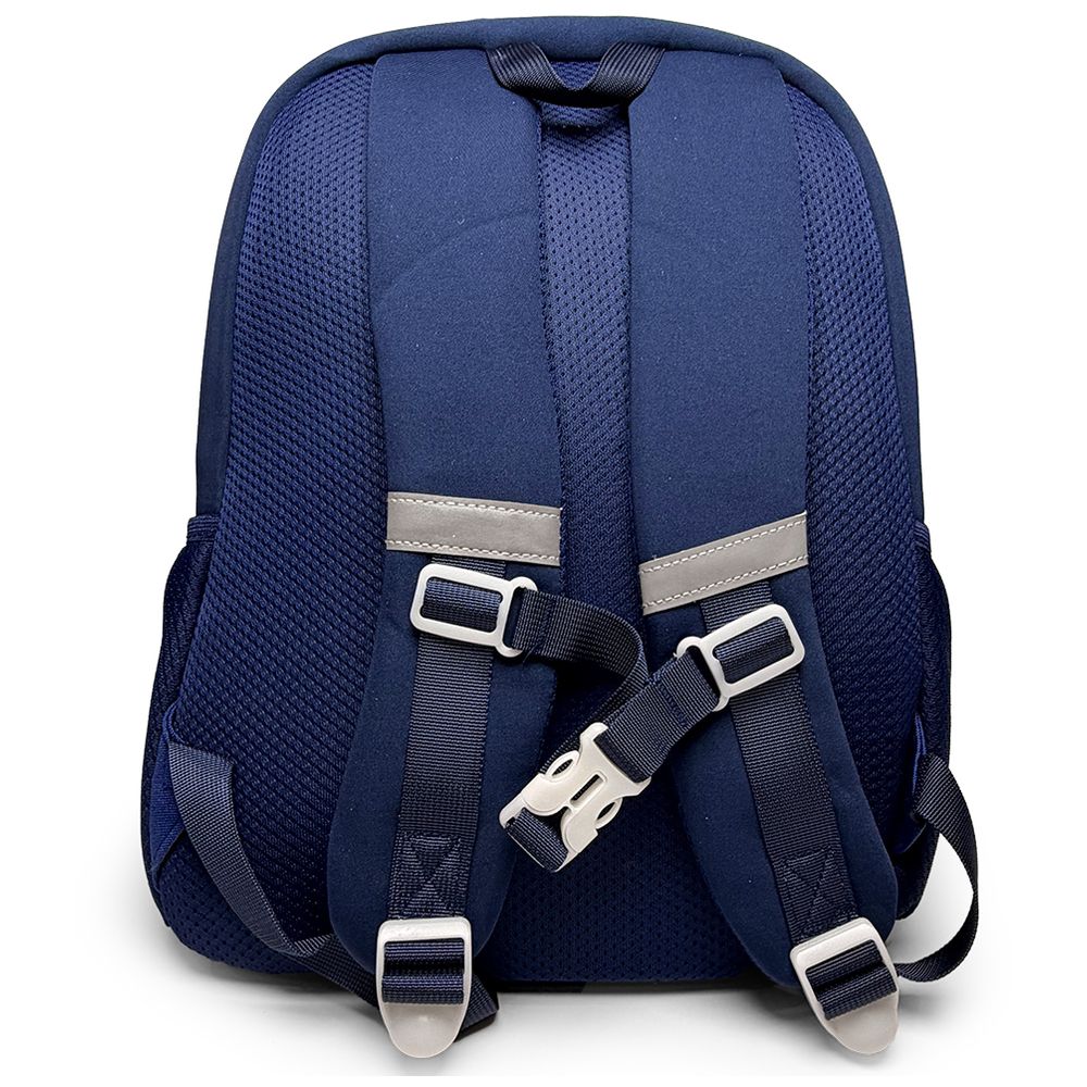 Cocobee - Aeroplane-Style Astronaut Print Backpack - Navy Blue