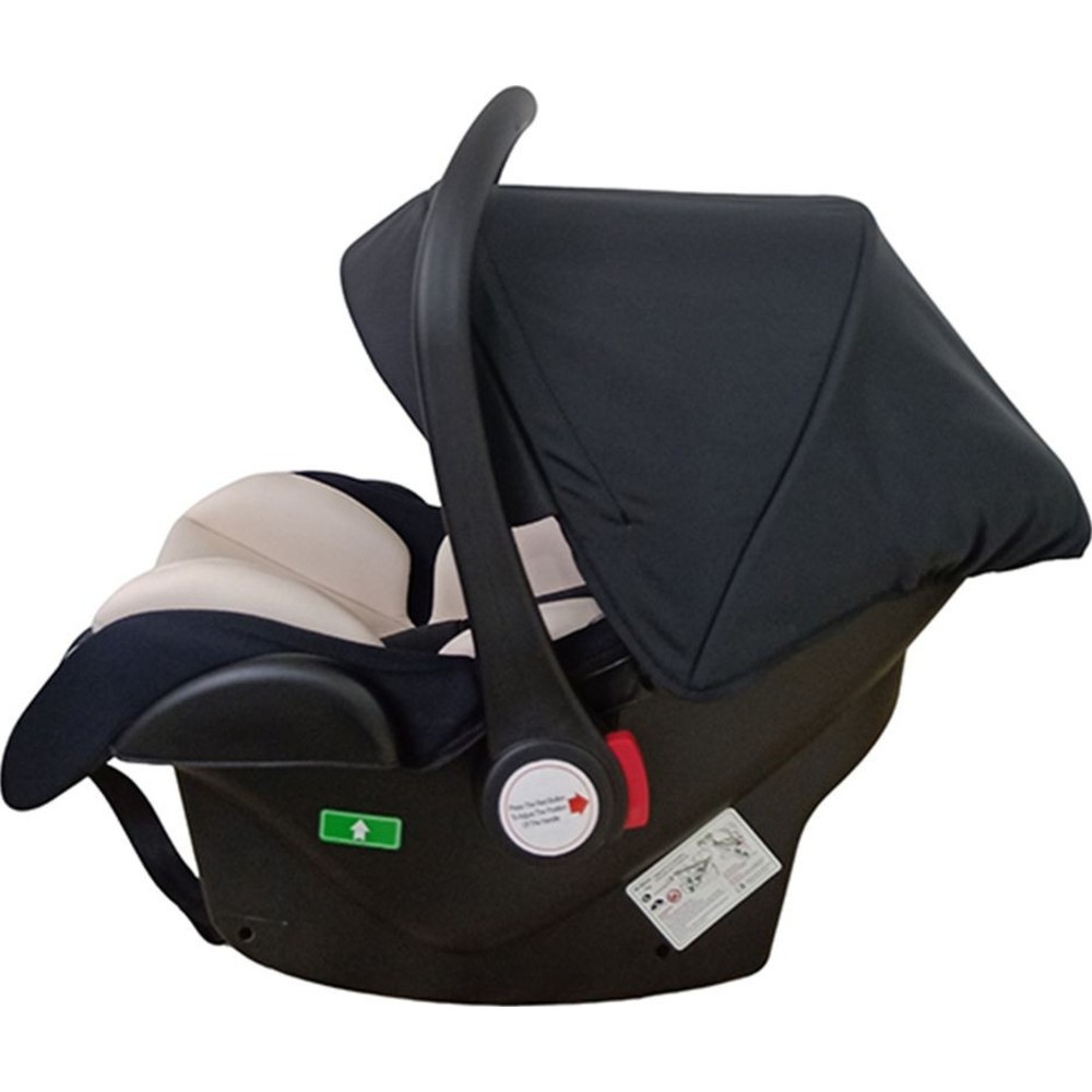 Kikibebe - 2-In-1 Infant Car Seat And Carrycot - Black