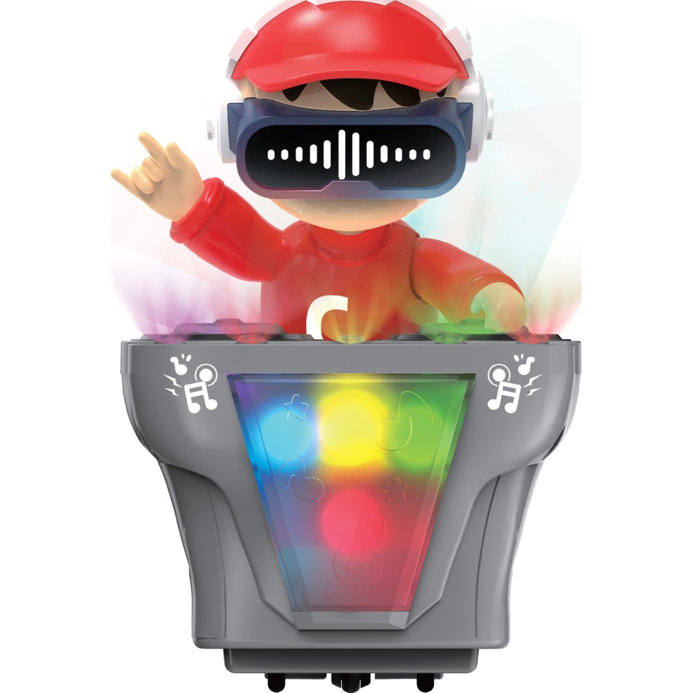 Urban Tots - Interactive DJ Robot With Dynamic Music And LED Lights - Color May Vary - 1 Pc