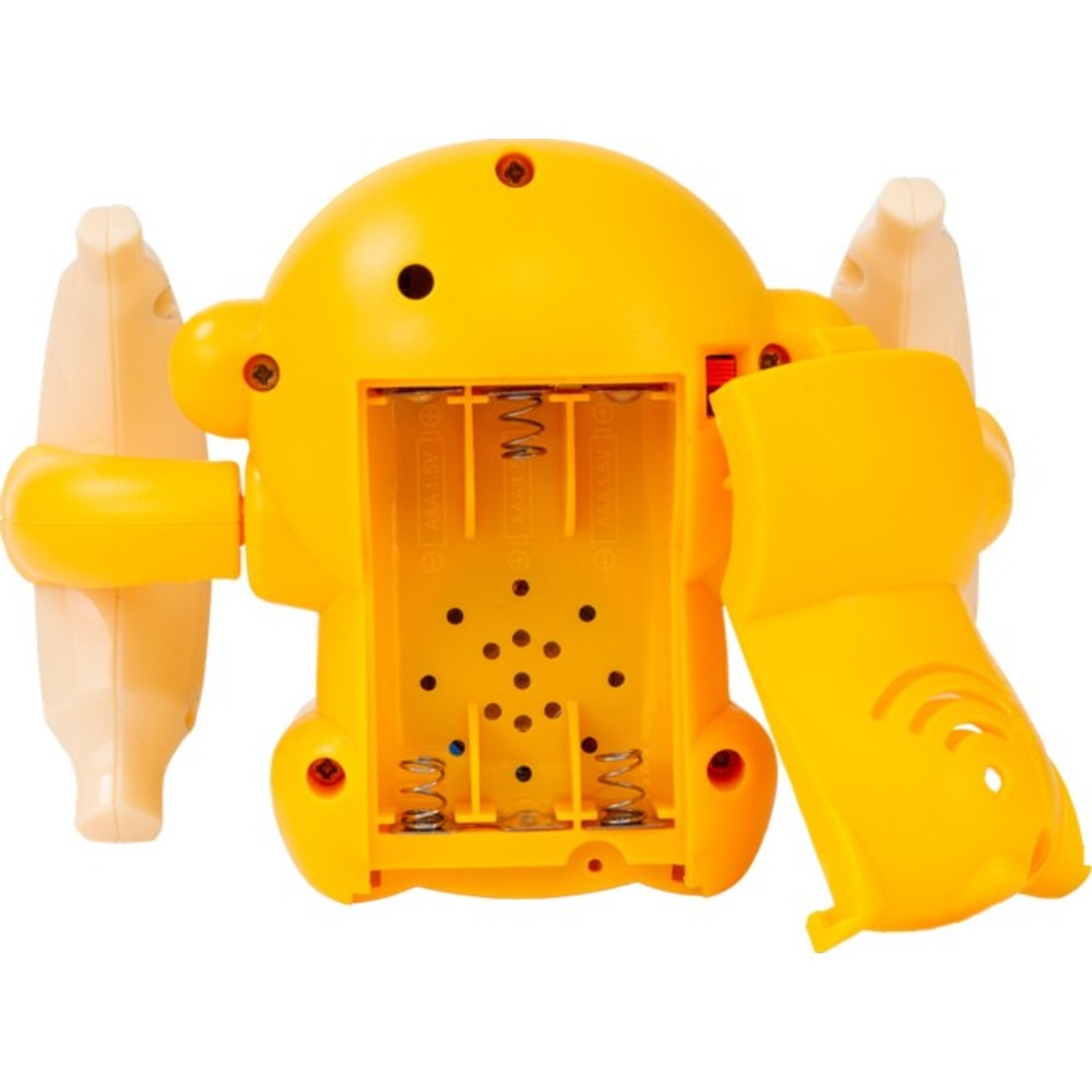 Urban Tots - Animal Cartoon Model Monkey With Voice Control, Light And Sound - Yellow