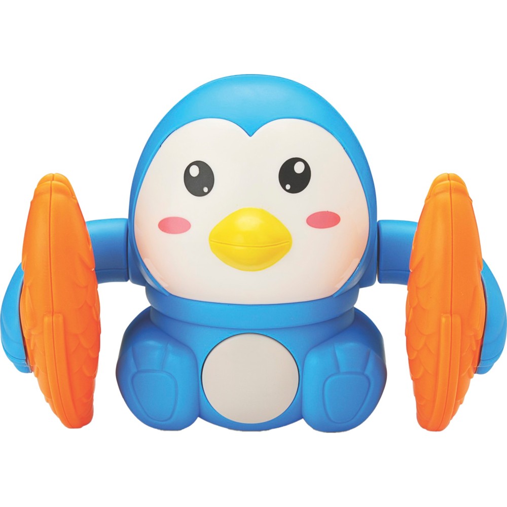 Urban Tots - Electric Tumbling Penguin Toy With Lights And Sound - Blue