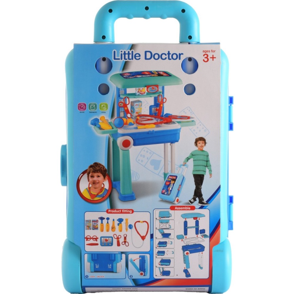 Urban Tots - Doctor Trolley Playset - Blue