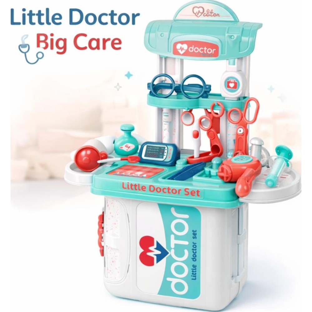 Urban Tots - Briefcase Doctor Playset - Color/Design May Vary - 1 Pc