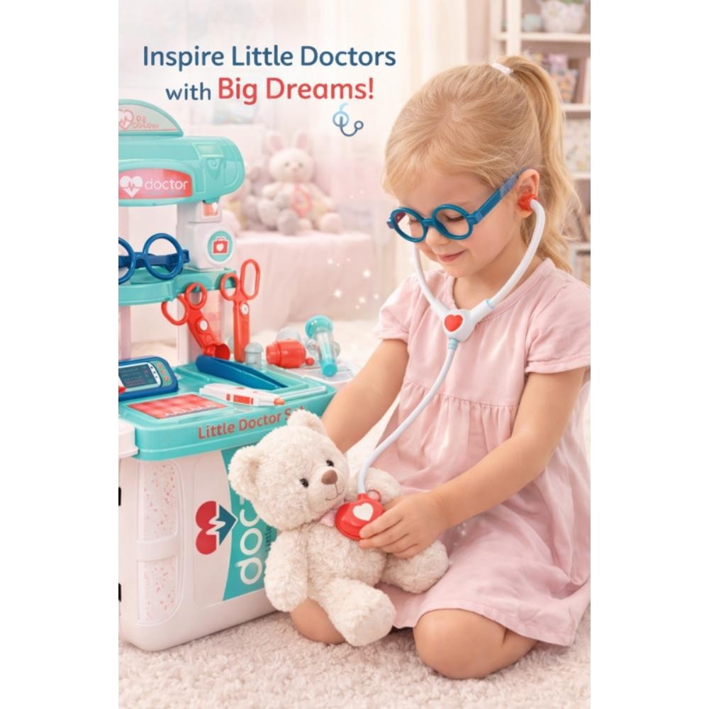 Urban Tots - Briefcase Doctor Playset - Color/Design May Vary - 1 Pc