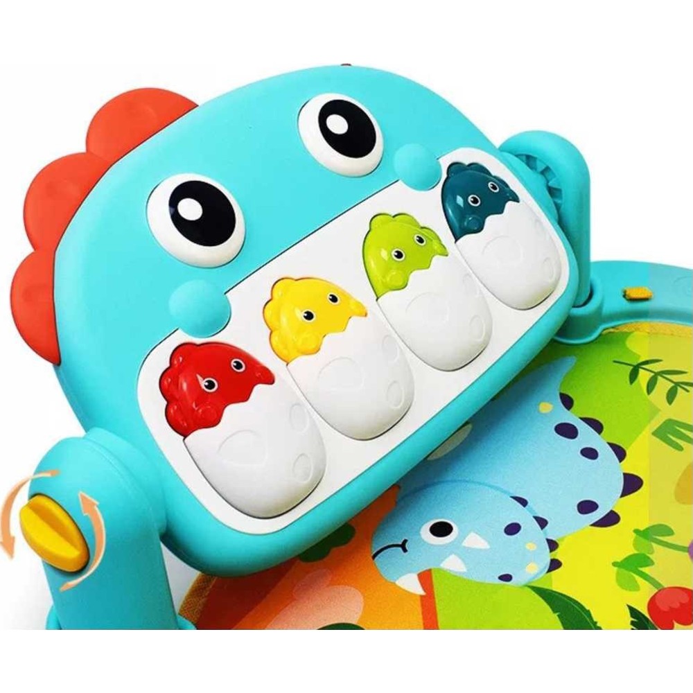Kikibebe - Dinosaur Pedal Piano With Music Mode Play Gym
