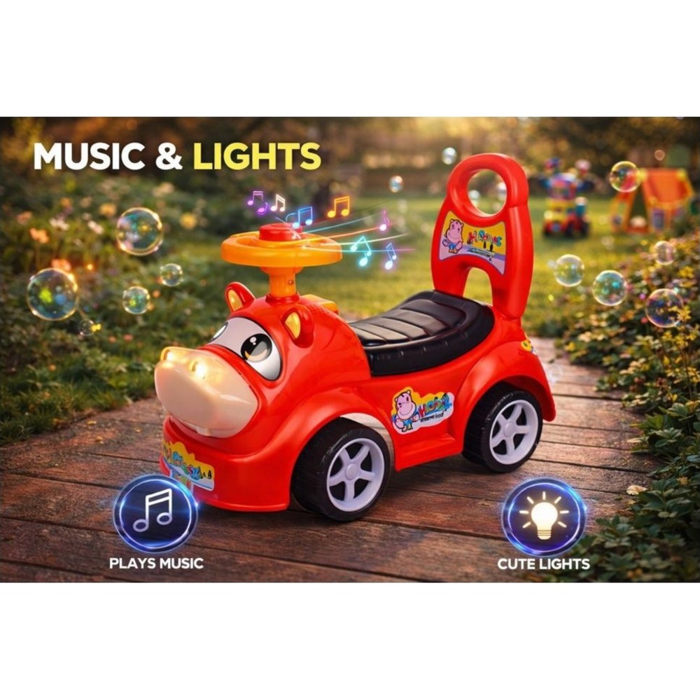 Starmarz - Kids Animal Foot-To-Floor Ride-On Car - Red