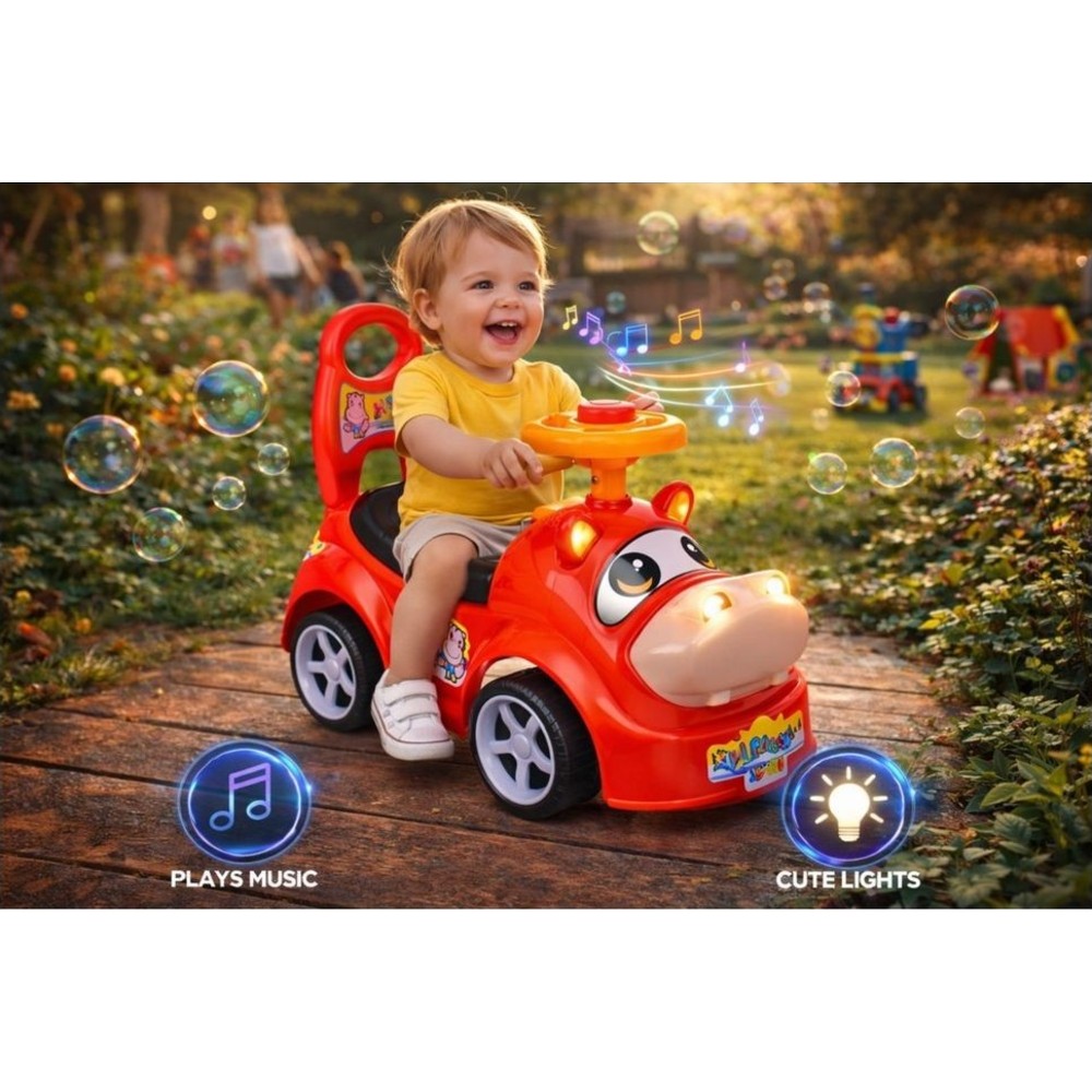 Starmarz - Kids Animal Foot-To-Floor Ride-On Car - Red