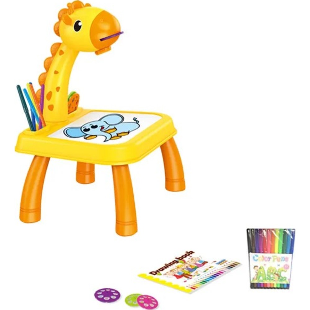 Kikibebe - Projection Painting Machine With Music - Yellow