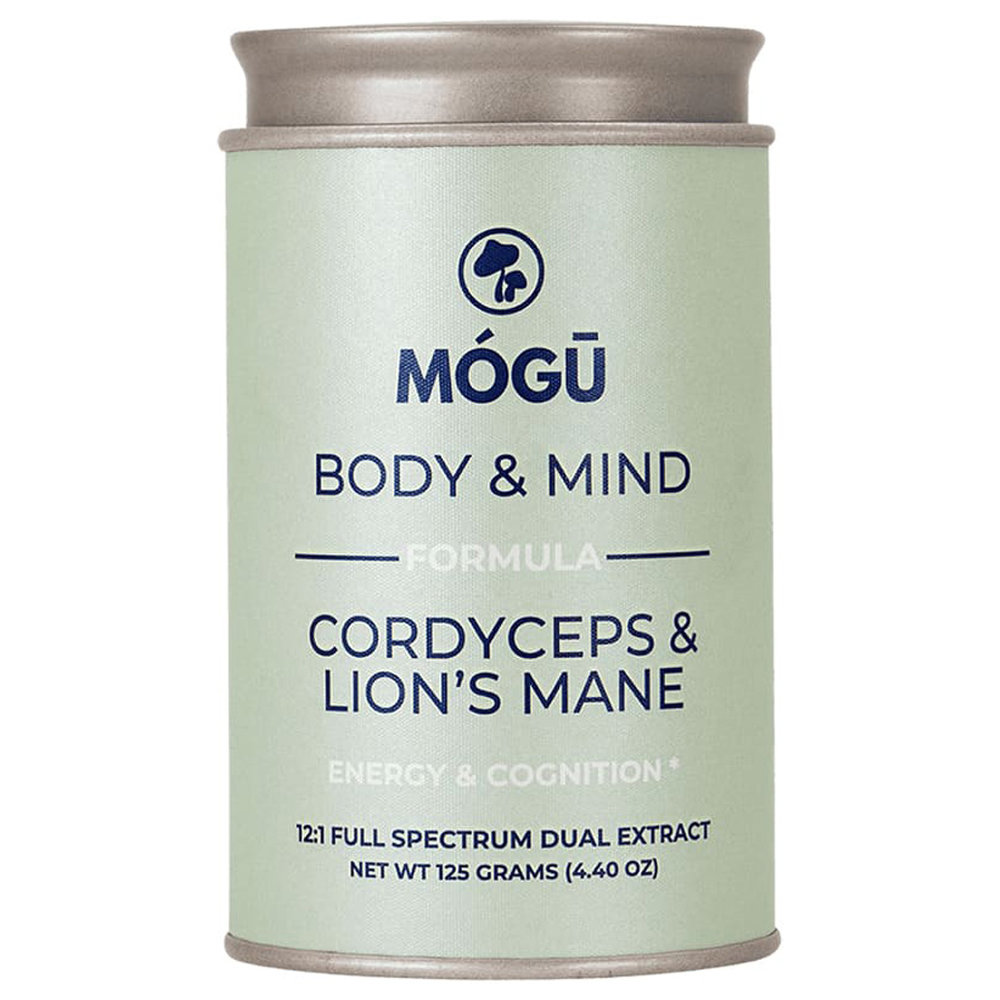 Mogu Mushrooms - Body And Mind Cordyceps & Lion's Mane 12:1 Extract Powder - 125 gm