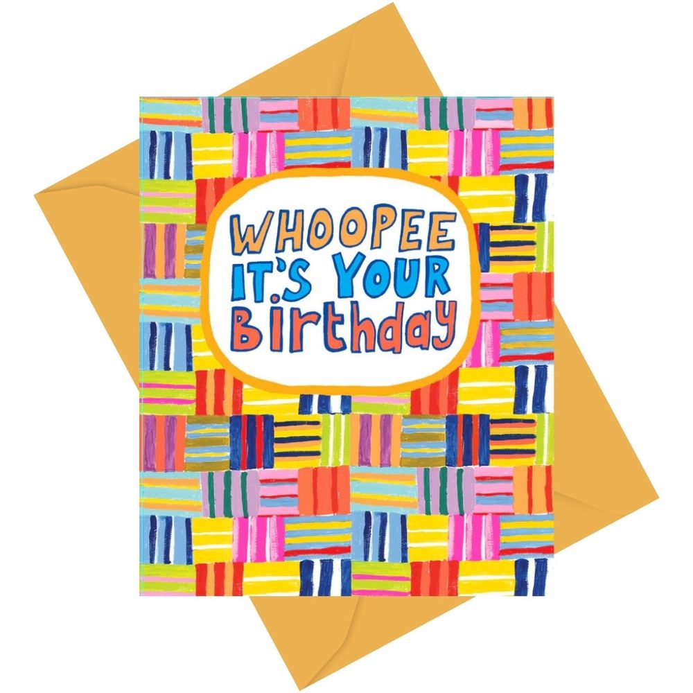 PaperSalad - Funny Blank Greeting Card - Whoopee It's Your Birthday