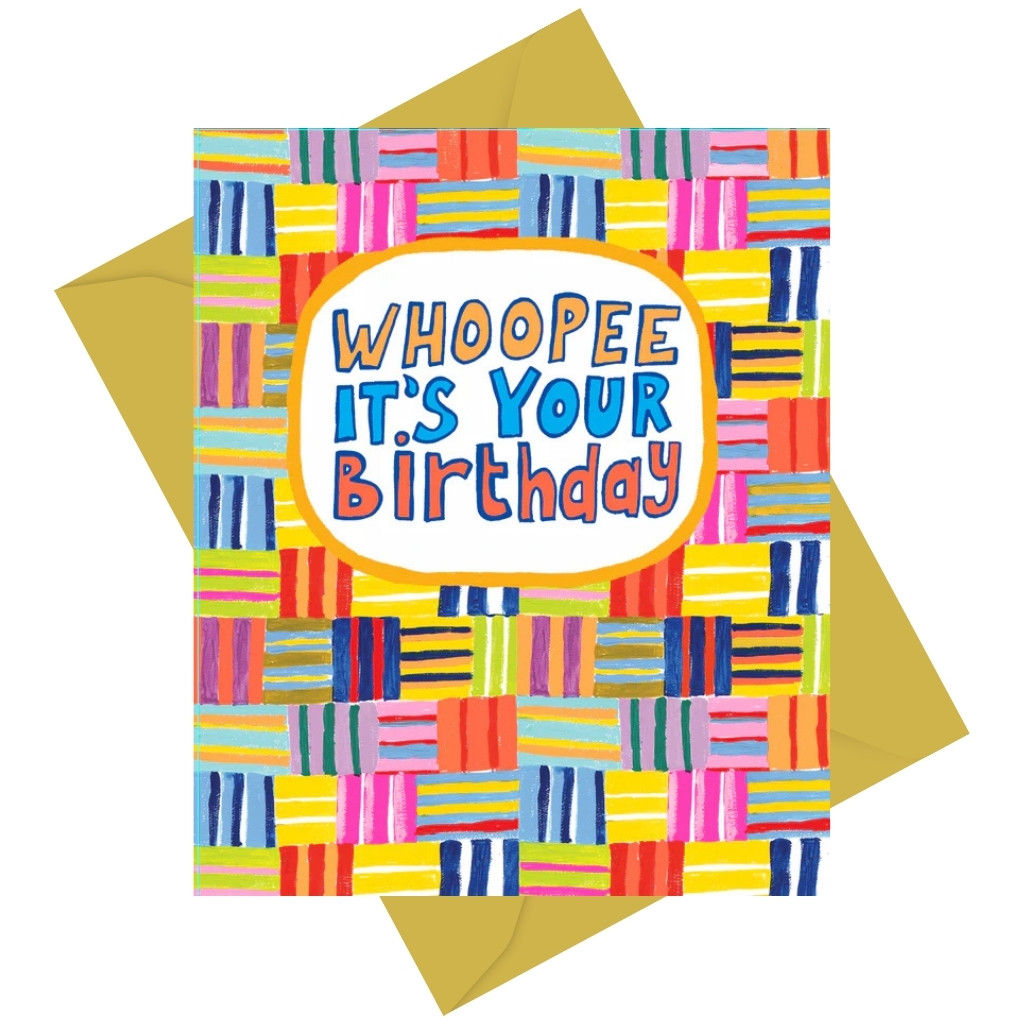 Birthday Card Whoopee It's Your Birthday Design | Funny Happy Birthday Greeting Card