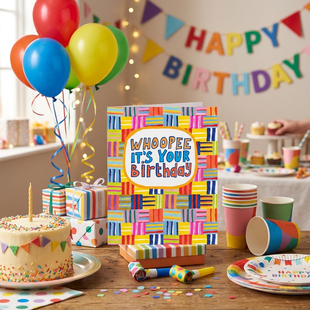 PaperSalad - Funny Blank Greeting Card - Whoopee It's Your Birthday
