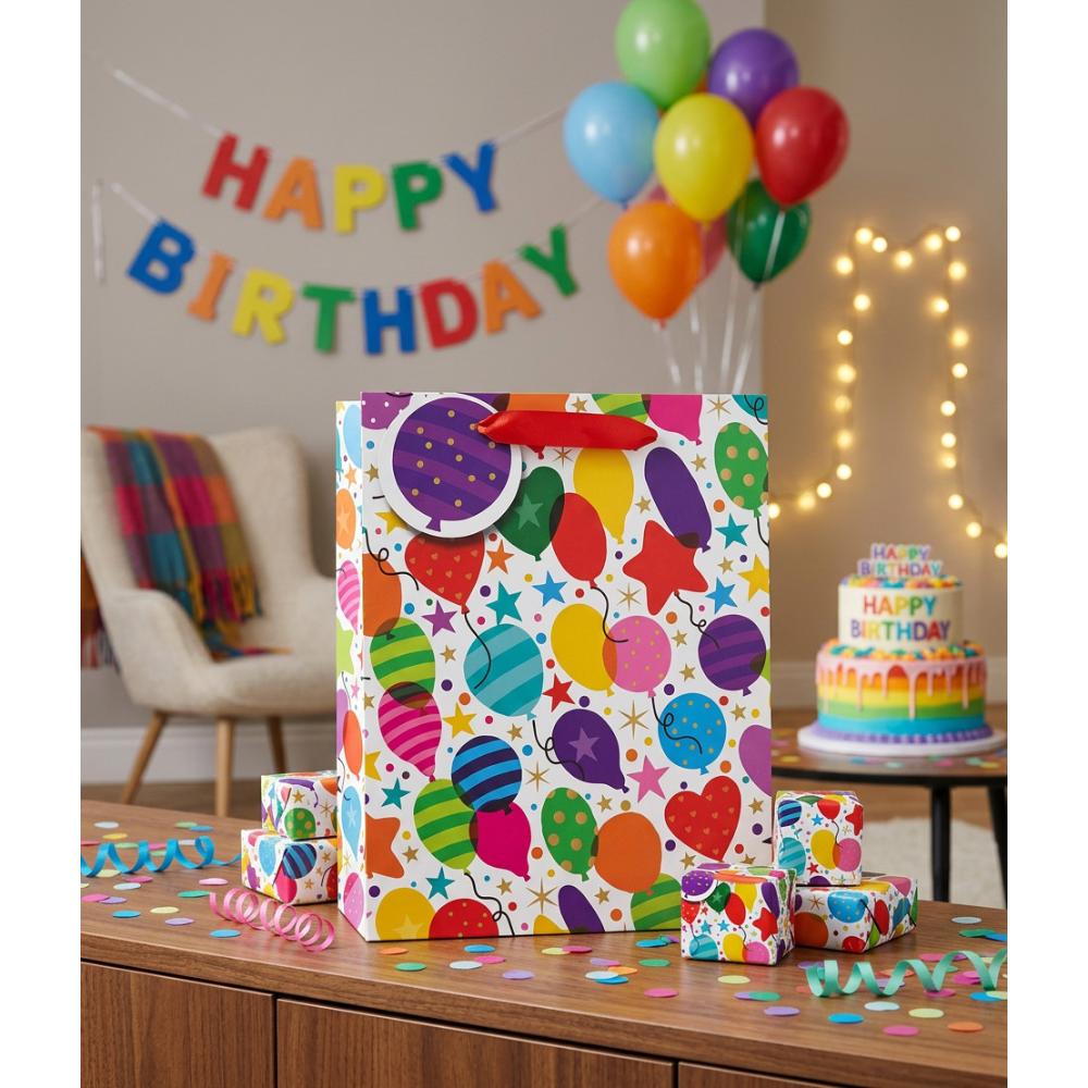 SimonElvin - Baloon And Stars Gift Bag - Medium