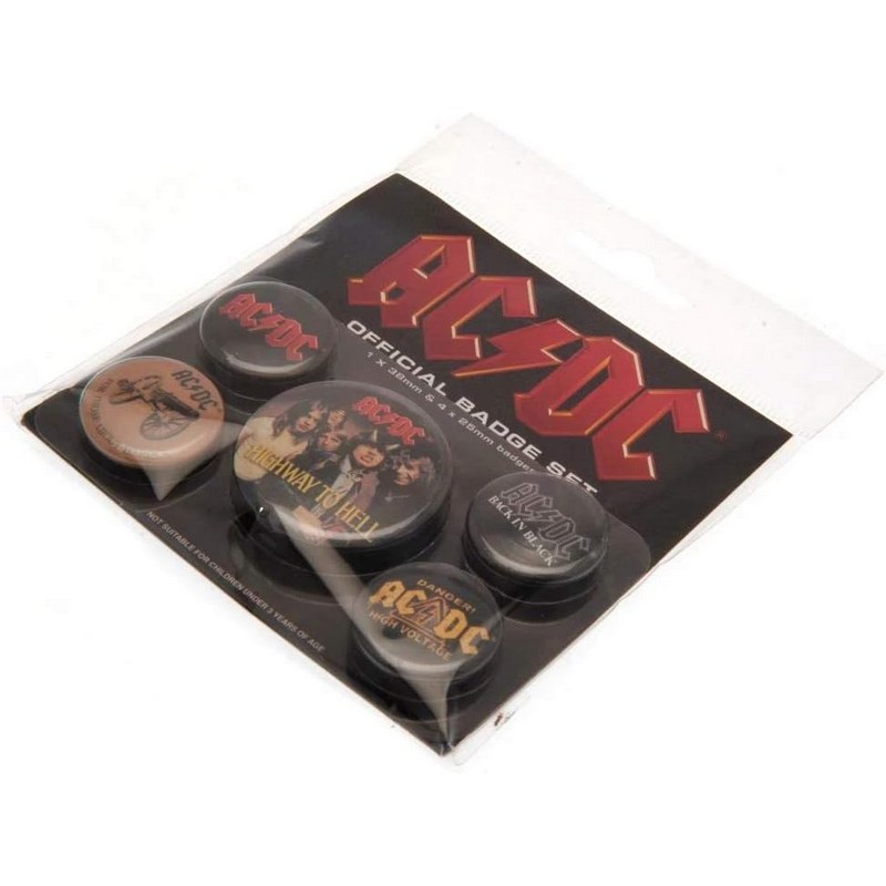 Pyramid International - ACDC Logo Badge Pack - 5pcs