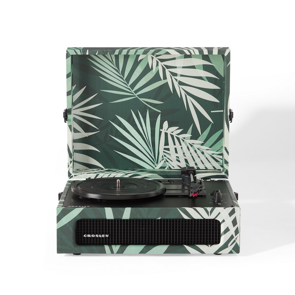 Crosley - Voyager Portable Turntable With Bluetooth In/Out - Botanical