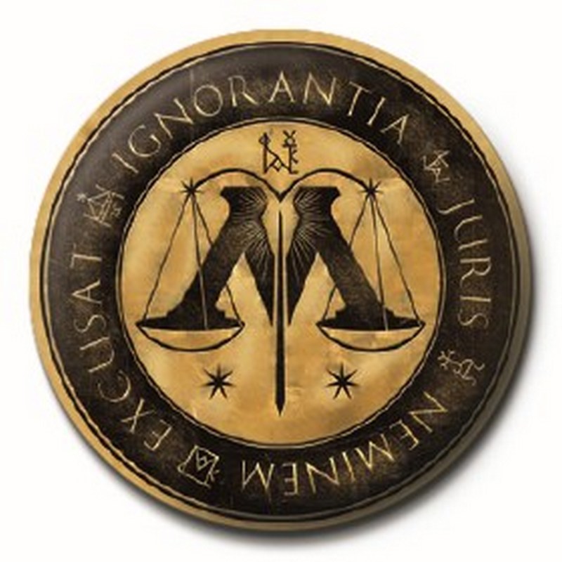 Pyramid International - Harry Potter Ministry Of Magic Button Badge