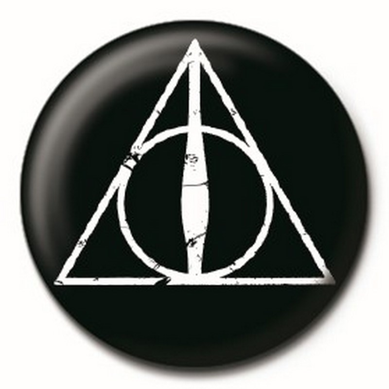 Pyramid International - Harry Potter Deathly Hallows Logo Button Badge