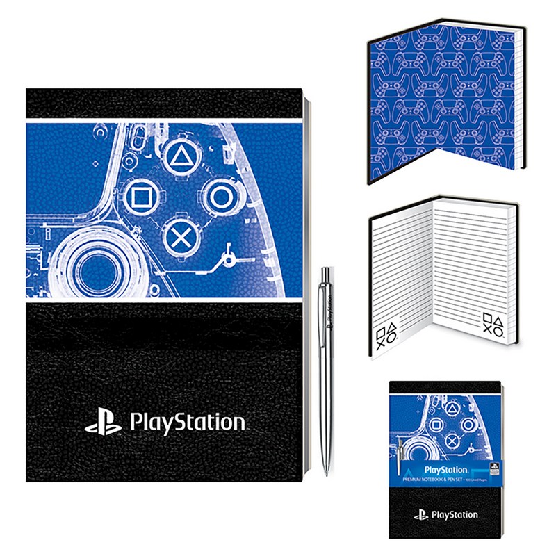 Pyramid International - A5 Notebook With Pen - PlayStation Xray