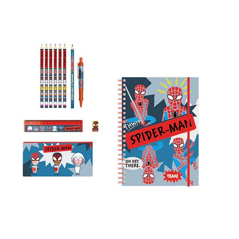 Pyramid International - A4 Bumper Stationery Set - Spider-Man - 12pcs