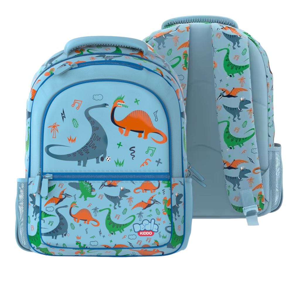 Doodle Kiddo - Dinosaur School Backpack - 15-Inch/38.5cm