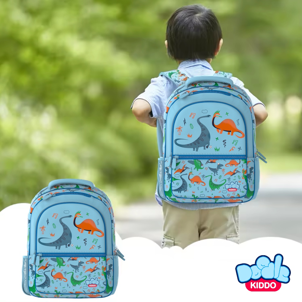 Doodle Kiddo - Dinosaur School Backpack - 15-Inch/38.5cm