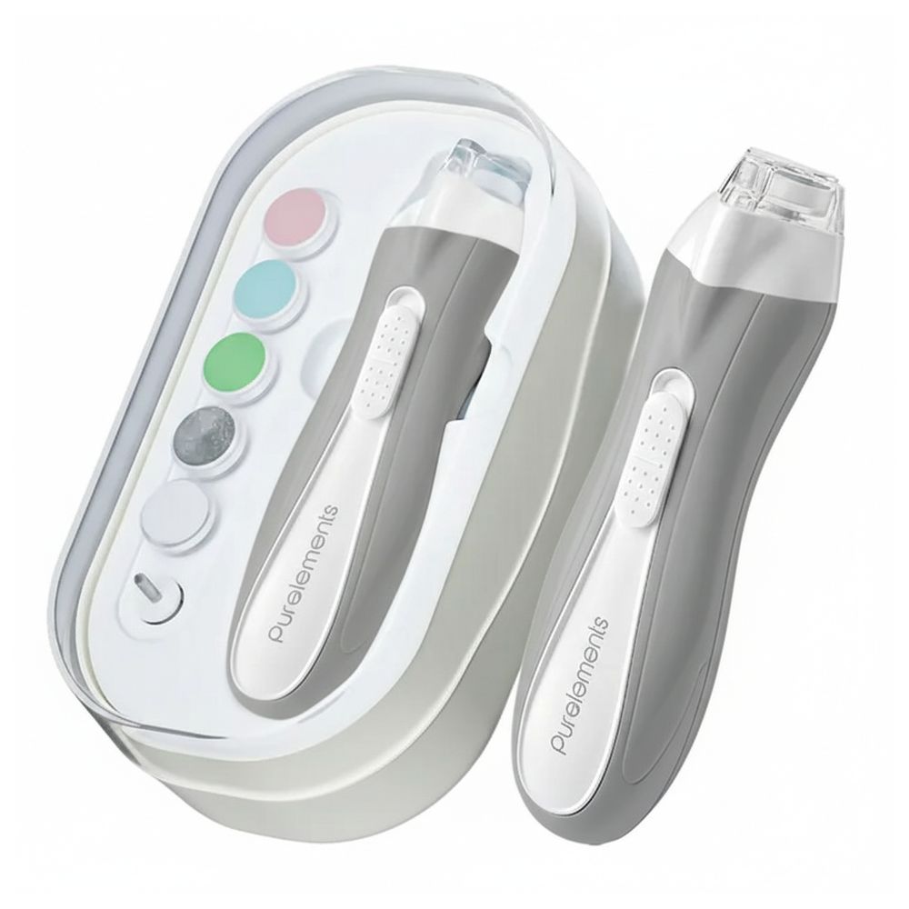Purelements - Electric Baby Nail Trimmer & USB Rechargeable - Grey