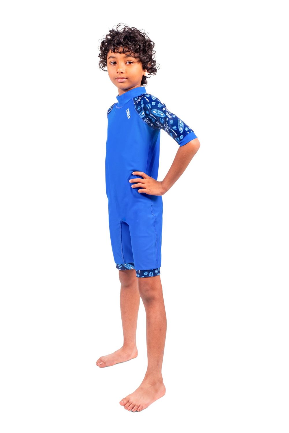 Coega Sunwear Boy's Swim Suit - Navy Blue Surf