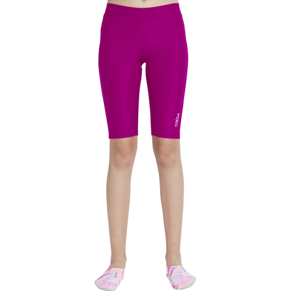 Coega Sunwear Girl's Long Swim Shorts - Purple