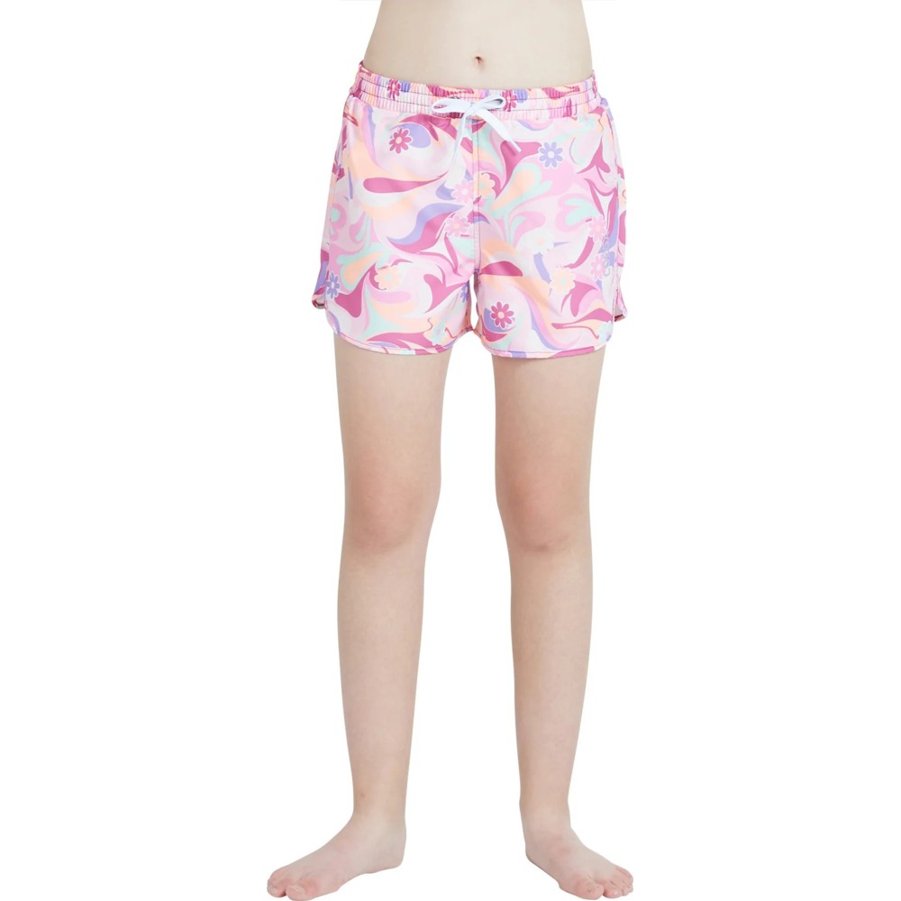 Coega Sunwear Girl's Boardshorts - Purple Groovy Splashes