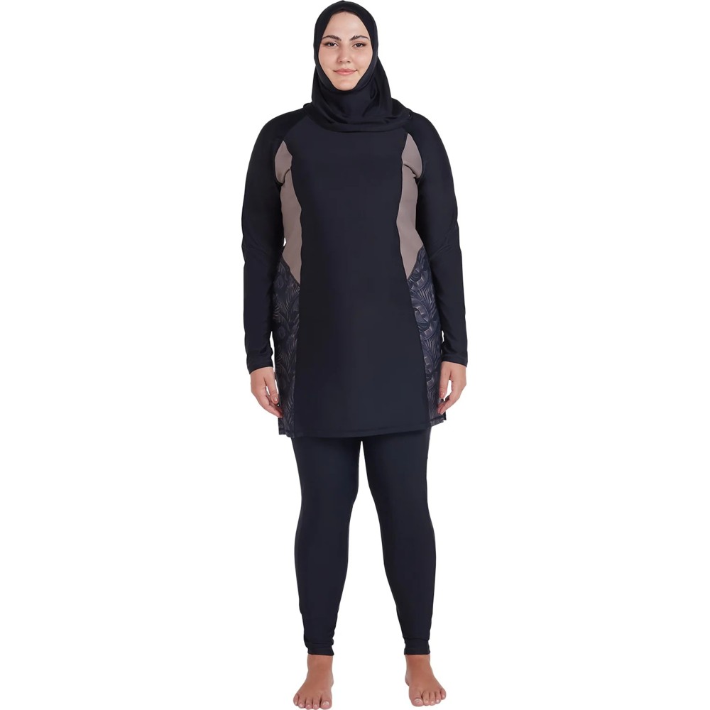 Coega Sunwear - 3pc-Set - Women's Swimwear - Nero Silver Tropical