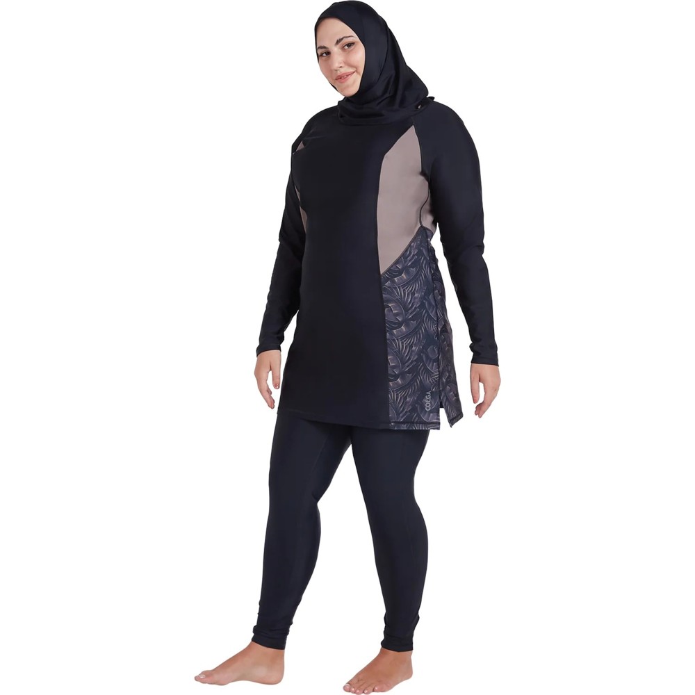 Coega Sunwear - 3pc-Set - Women's Swimwear - Nero Silver Tropical