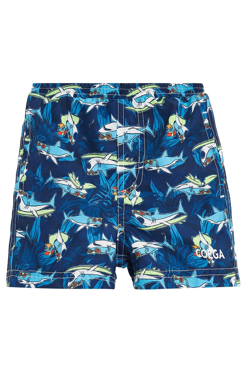 Coega Sunwear Boys Baby Swim Boardshorts - Navy Sharks
