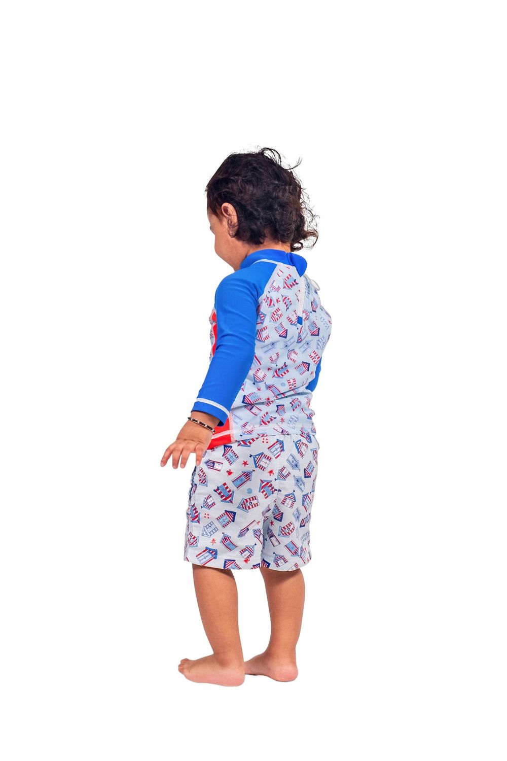 Coega Sunwear Boys Boardshorts - Blue Beach Huts
