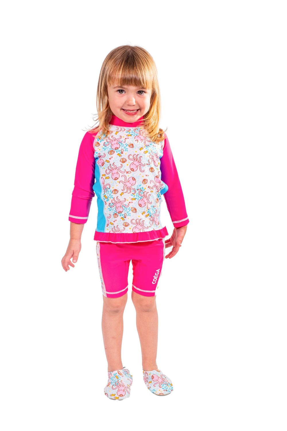 Coega Sunwear Girl's Pool Shoes - Pink Octopus