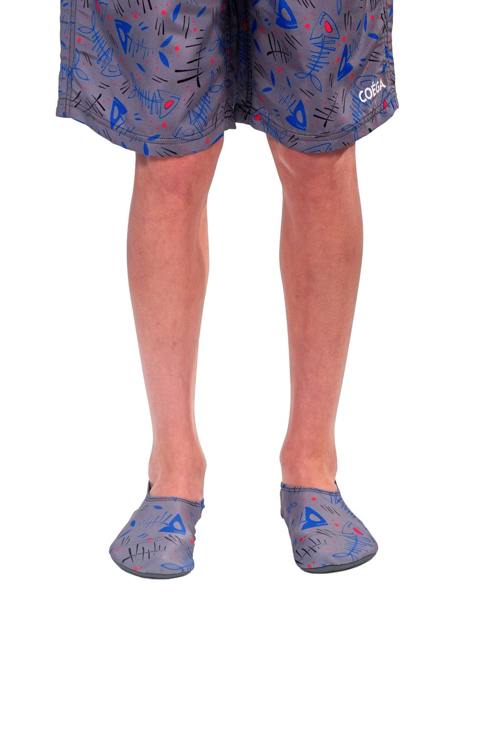 Coega Sunwear Boy's Pool Shoes - Blue Black Fish