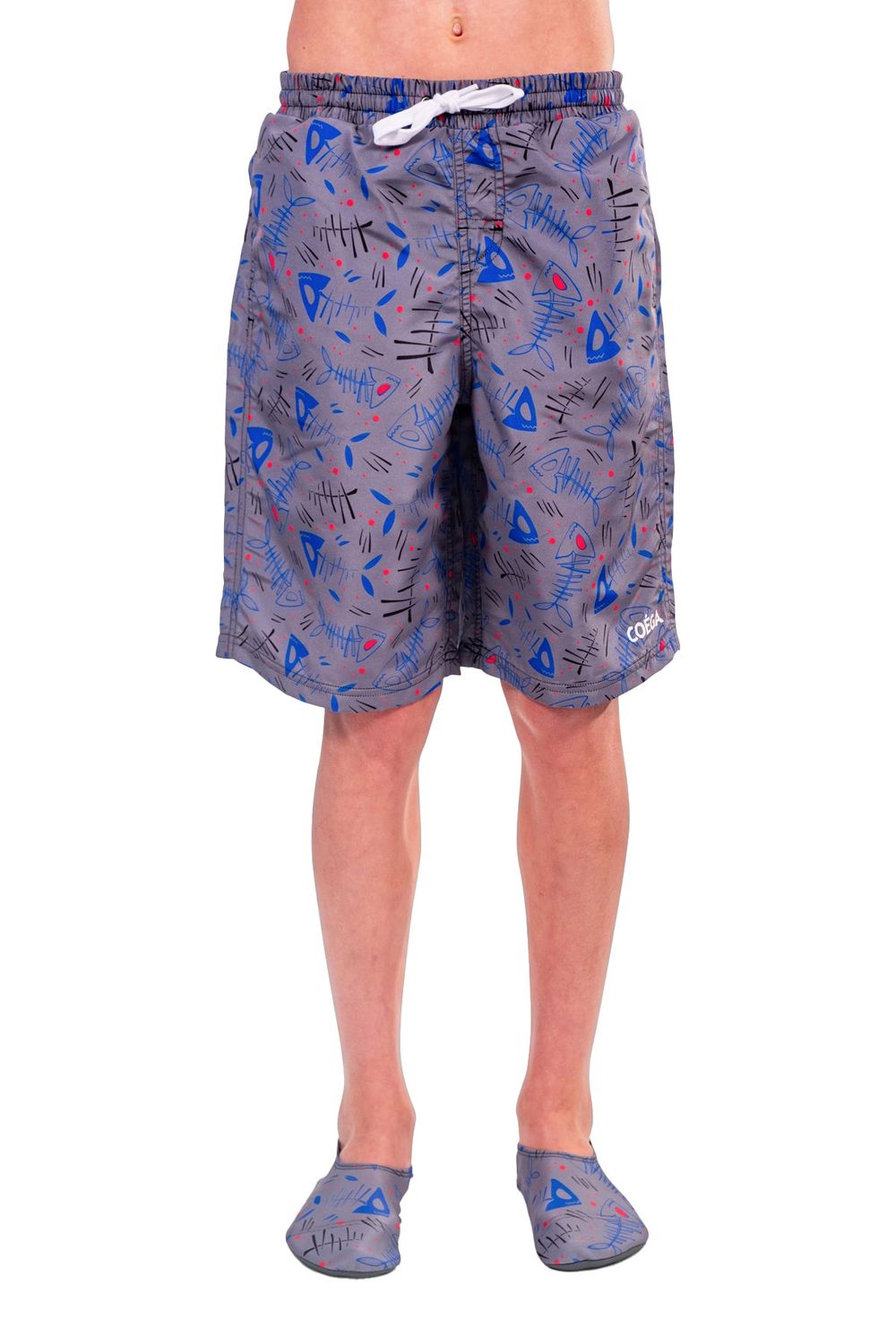 Coega Sunwear Boy's Pool Shoes - Blue Black Fish