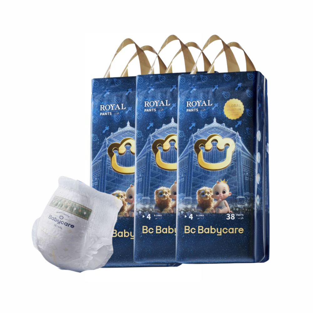 Babycare - Royal Baby Diaper Pants - Size 4 - 9-14 kg - Pack of 3 - 114 Pcs