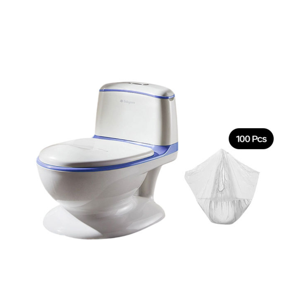 Babycare - Kids Training Toilet with 100 Disposable Plastic Liners
