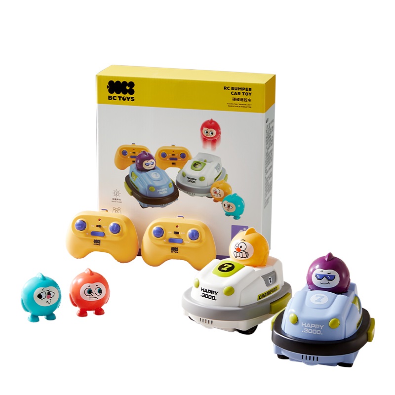 Babycare - RC Bumper Car Toy Playset - Multicolor - 6 Pcs
