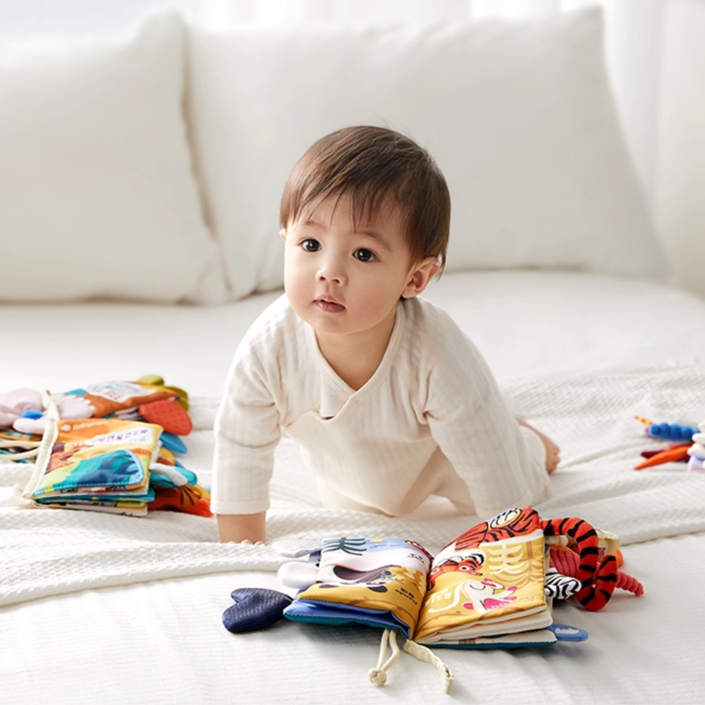 Babycare Baby Educational Cloth Book - Style May Vary - 1 Pc
