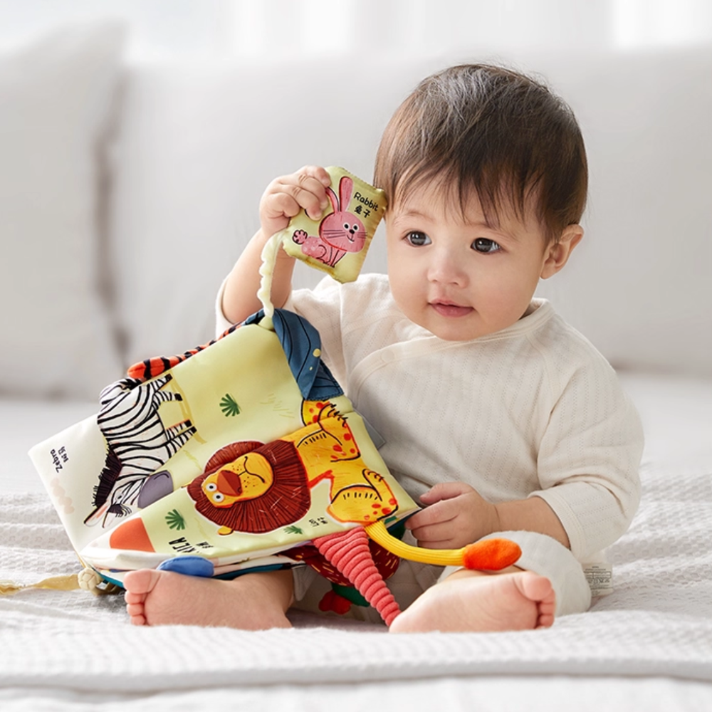 Babycare Baby Educational Cloth Book - Style May Vary - 1 Pc