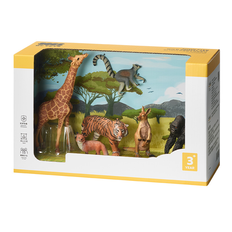 Babycare - World of Animals Zoo Set - 6pcs