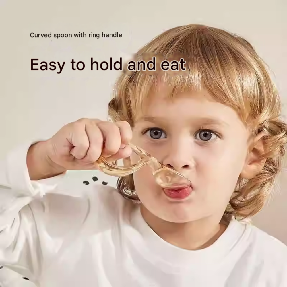 Babycare Baby Fork And Spoon - Orange
