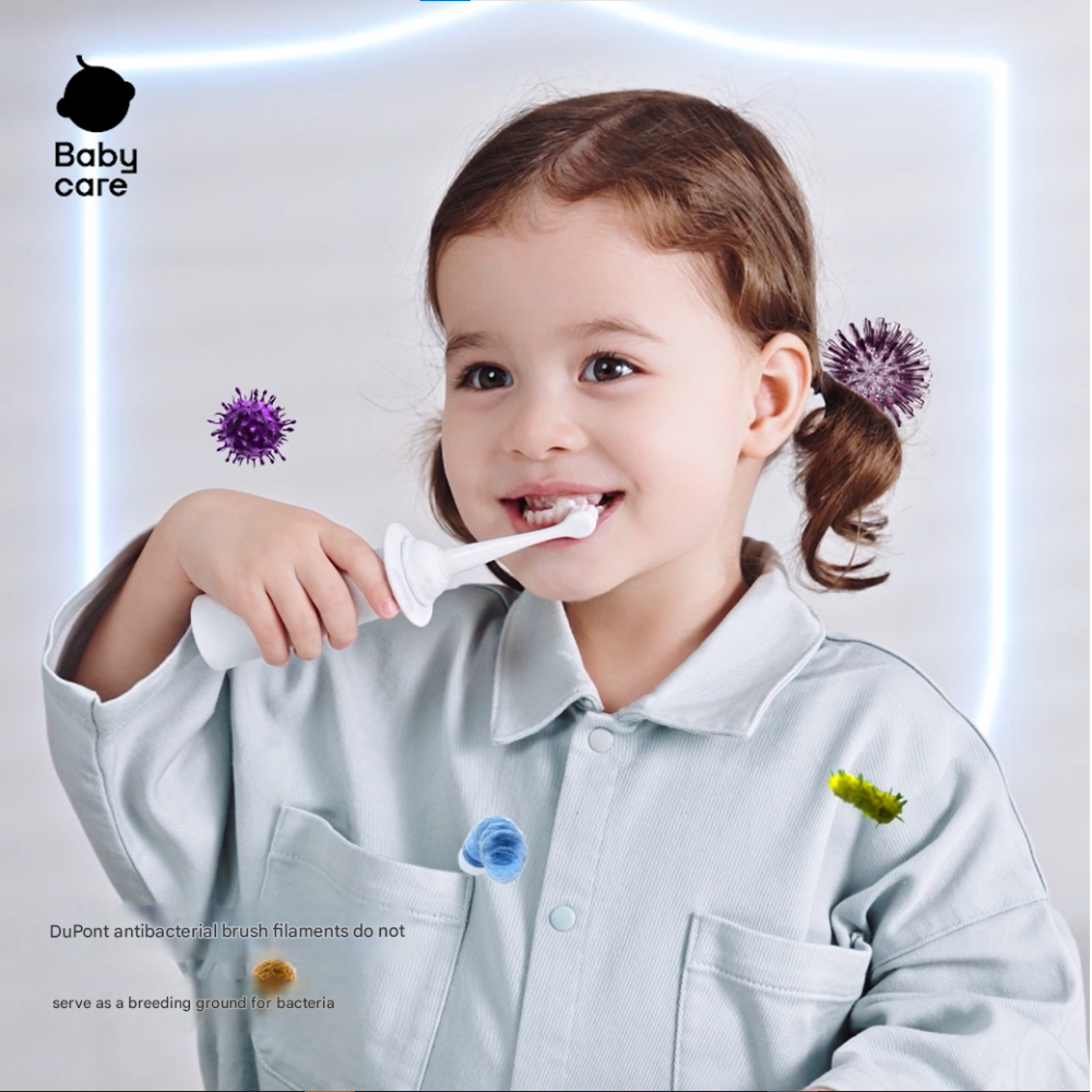 Babycare - Kids Electric Toothbrush - With 2 Extra Brush Heads