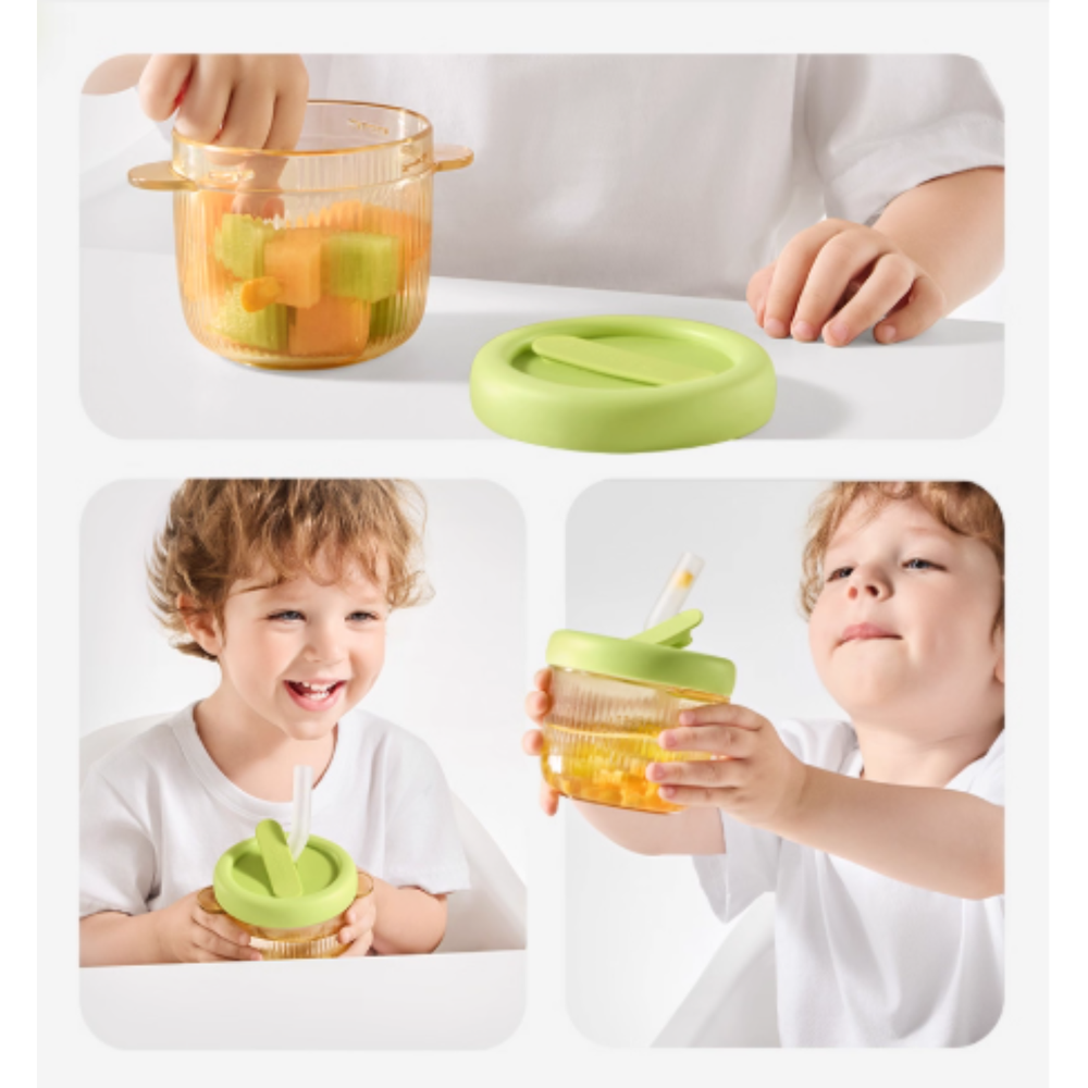 Babycare - 3-In-1 PPSU Baby Feeding Cup - Multicolor - 300 ml