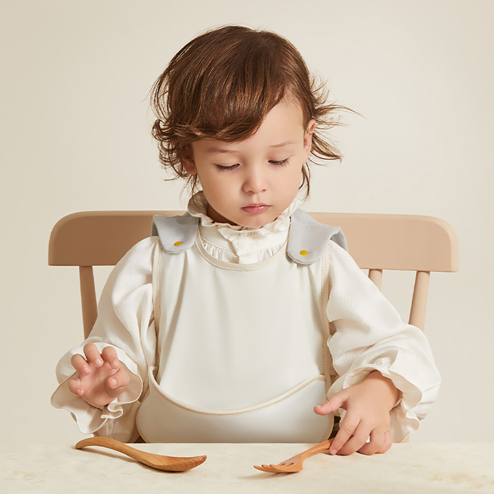 Babycare - Edmund Knight Baby Bib - White
