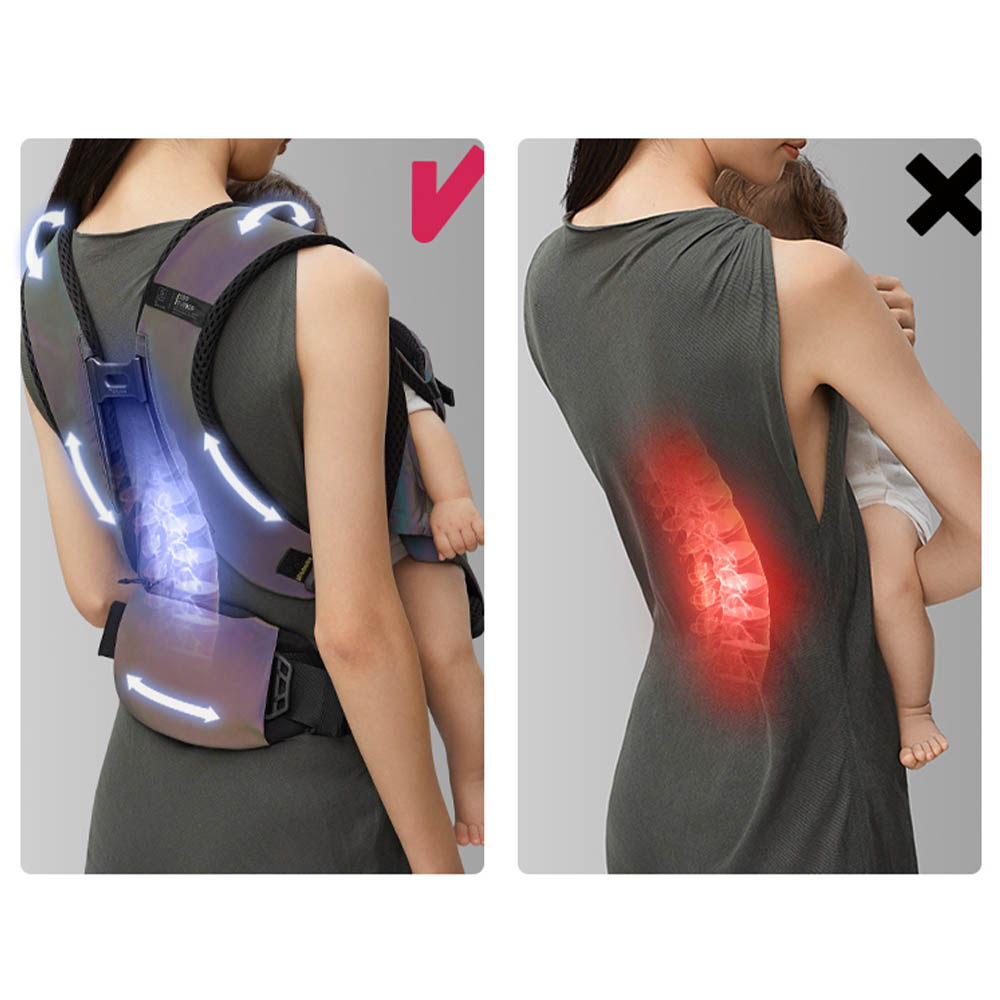 Babycare - Decompression Baby Carrier - Black